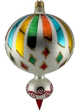 Vintage & RARE Christopher Radko 1993 Allegro 7" Christmas Ornament HTF FastShip