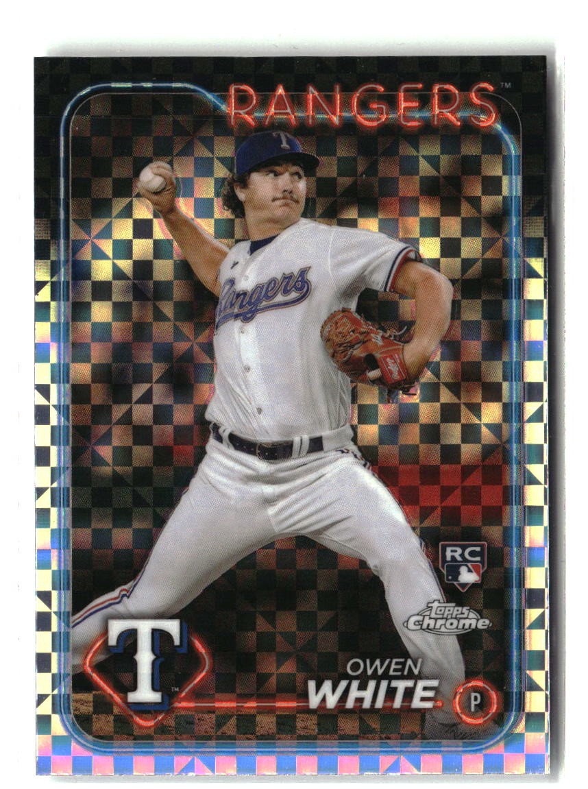 2024 Topps Chrome #211 Owen White X-Fractors