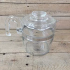 Pyrex Vintage Glass Flameware 6-Cup Coffee Percolator Pot 7756-B Glass Only