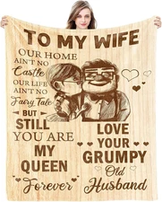 Gift for Wife from Husband to My Wife Blanket Wedding Anniversary Romantic Gifts