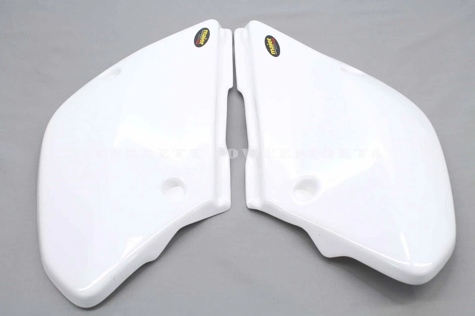 Juego Panel Lateral XR80 R XR100 R 2001-2003 Honda Izquierdo Derecho Cubierta Blanco #S56 Foto 3 de 4