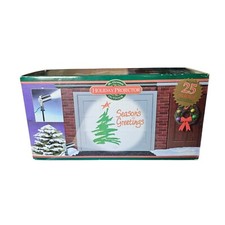 Vintage Mr Christmas Holiday Outdoor All Year Projector W/25 Slides