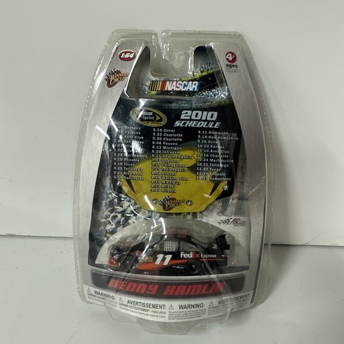 2010 #11 Denny Hamlin FedEx Express Winner's Circle Schedule Hood 1:64 Diecast