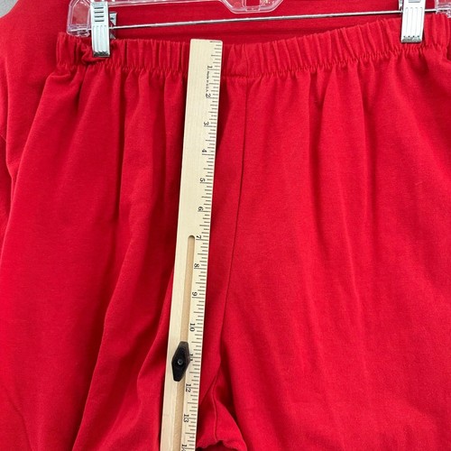 Conjunto de salón California Fast 50/50 años 90 manga larga pantalones rojos EE. UU. TALLA XL DE COLECCIÓN - Imagen 9 de 14