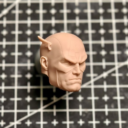 1/12 Scale Comic Version Captain America Head Sculpt Unpainted Fit 6" ML Figure - Picture 2 of 4