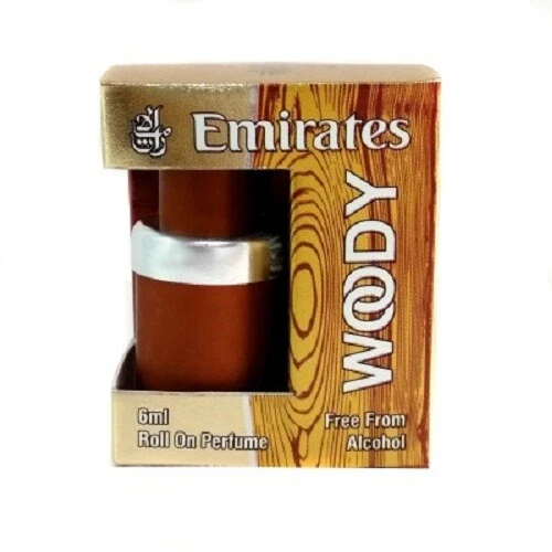Emirate WOODY 6ml Attar Perfume Alcohol Free Fragrance Long Lasting