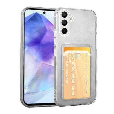 Hülle Für Samsung Galaxy A55 Stoßdämpfende Gel-Klarsichthülle Clear