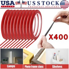 400 Auto Tape Acrylic Foam Double Sided Back Car Mounting Adhesive 3m x10mm 10ft