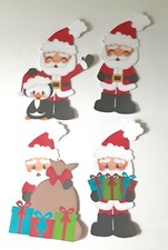 3D UPick Christmas Santa Milk cookies Presents HoHo Scrapbook Card Embellishment