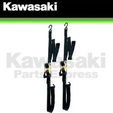 NEW GENUINE ANCRA BIG BIKE TIE DOWN SET, INTEGRA RATCHET BUCKLE, BLACK 49970-102