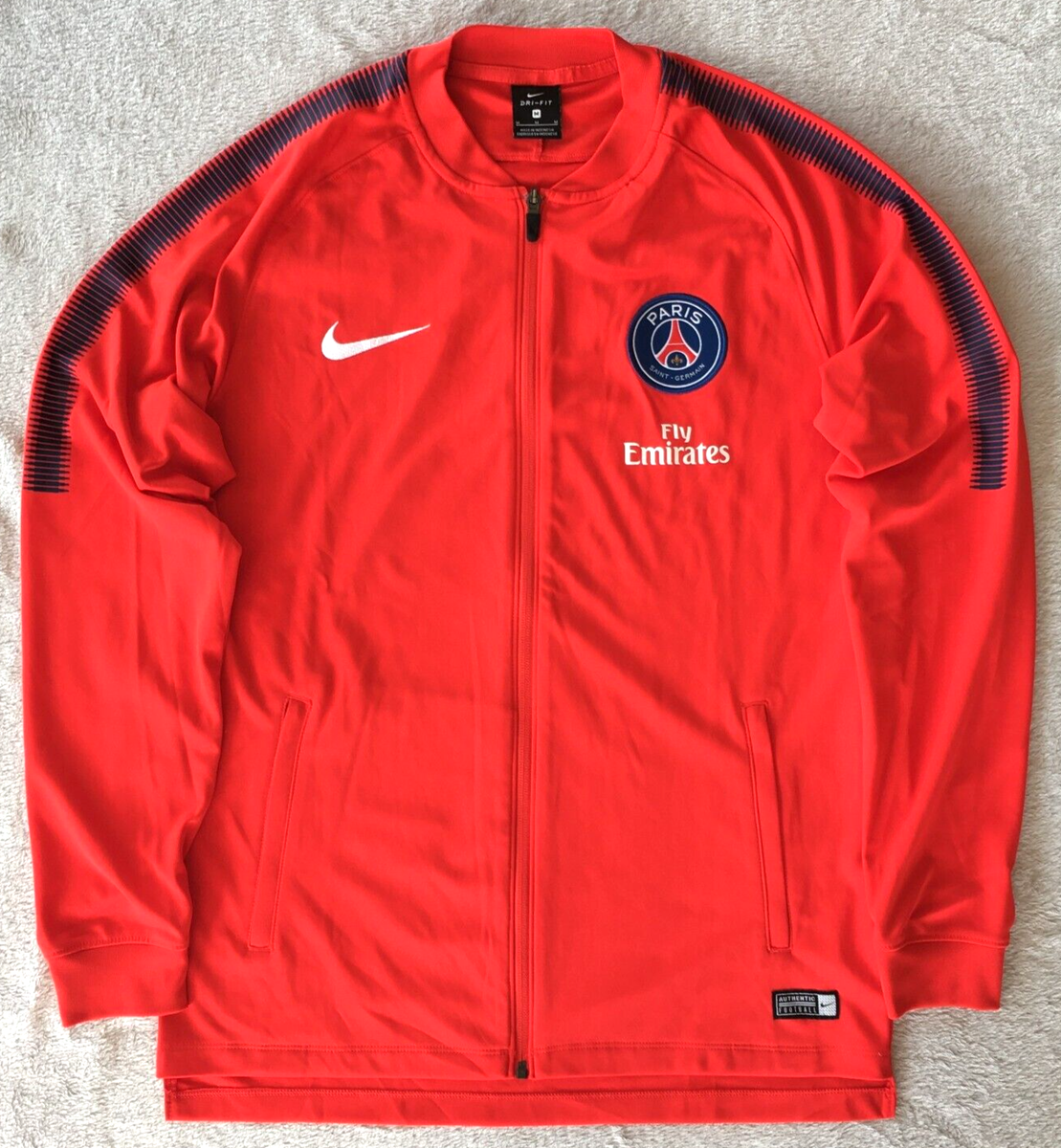 Football Shirts Nike Track Psg Jacke Blau Rot Nike Paris Saint