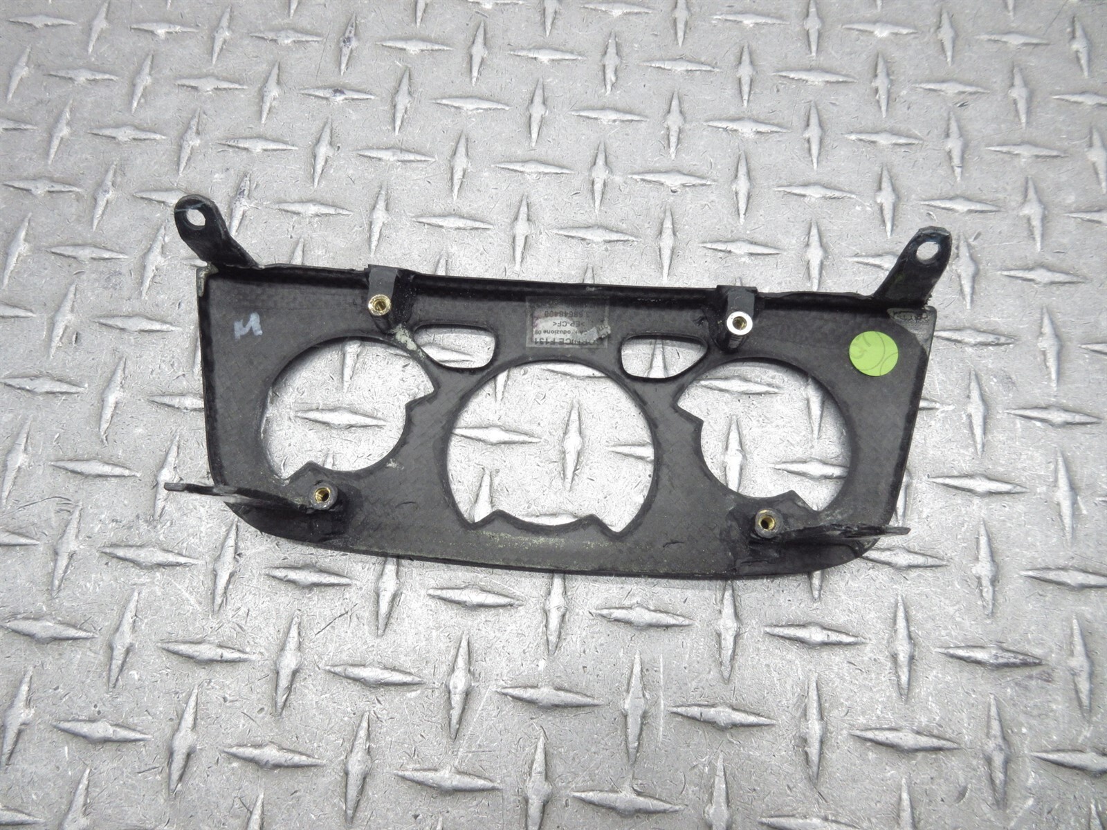 2008 Ferrari F430 Spider 68648400 Carbon Climate Control Air AC Dash Bezel Trim