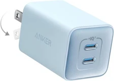 Anker 47W USB C Charger Foldable 2-Ports GaN Charging for iPhone/MacBook|Refurb
