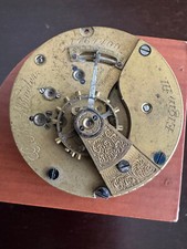 VINTAGE 18 SIZE ELGIN POCKET WATCH MOVEMENT GR. 82 G.M. WHEELER FOR PARTS