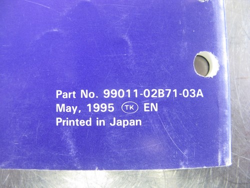 Manual de servicio de fábrica para propietarios de Suzuki 1996 96 RM80 RM 80N99011-02B71-03A OEM - Imagen 3 de 4