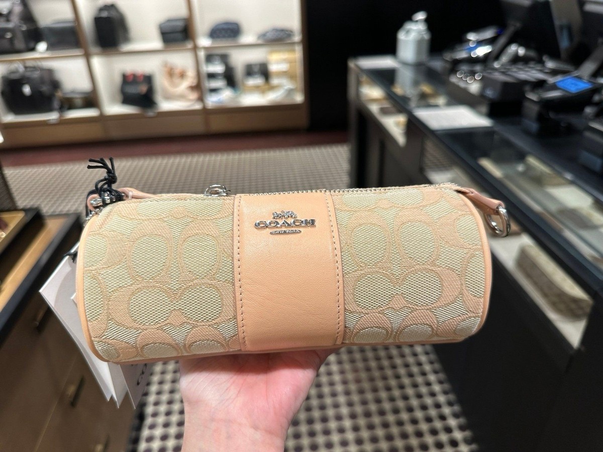 ★COACH★ ノリータ バレル バッグ 3色 NWT Coach Nolita Barrel Bag In Signature Jacquard In Sv