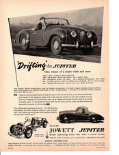 1952 JOWETT JUPITER ~ ORIGINAL PRINT AD