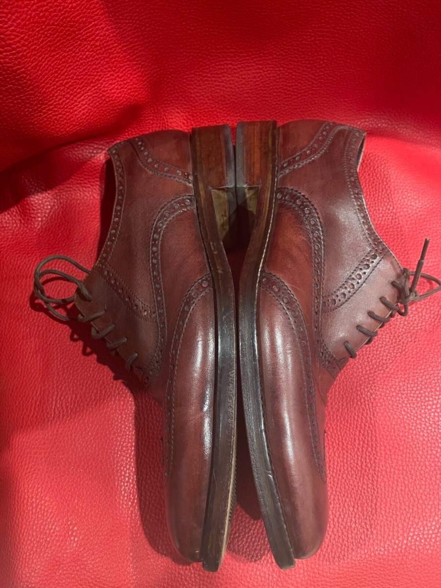 cole haan burgundy dress shoes Men's American Classics Penny Loafers in Red