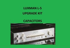 Stereo Amplifier LUXMAN L-5 Repair KIT - all capacitors