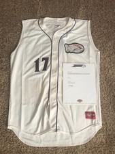 2019 Jonathan Stiever Dash Game Used Home Alt Minor League Jersey #17  COA
