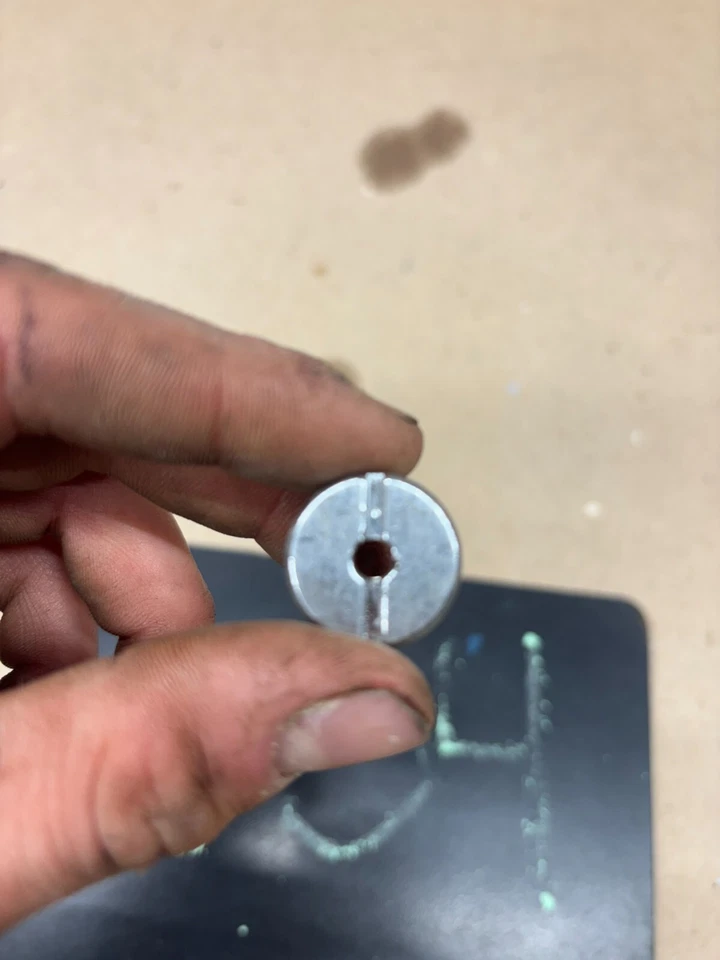 1981 1982 1983 1986 DODGE D100 D150 D350 DASHBOARD HEADLIGHT SWITCH NUT MOUNT 86 - Image 3 of 4