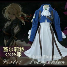 Set Completo Uniforme Donna Anime Viola Evergarden Daily Cosplay Abbigliamento Costume