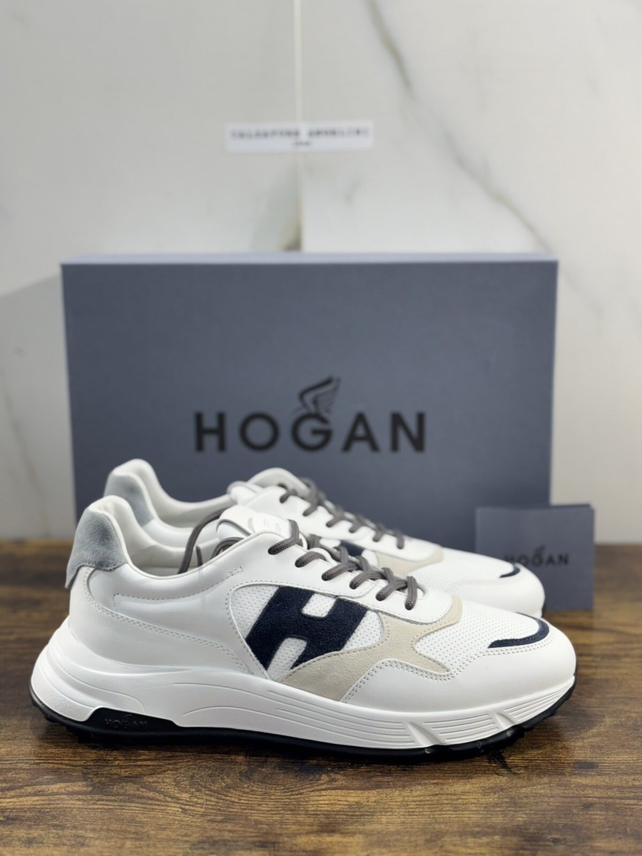 スニーカー HOGAN Hogan Hyperlight Sneakers - Hogan - Leather - White Hogan Hyper Light Sneaker White Leather Memory Foam Luxury