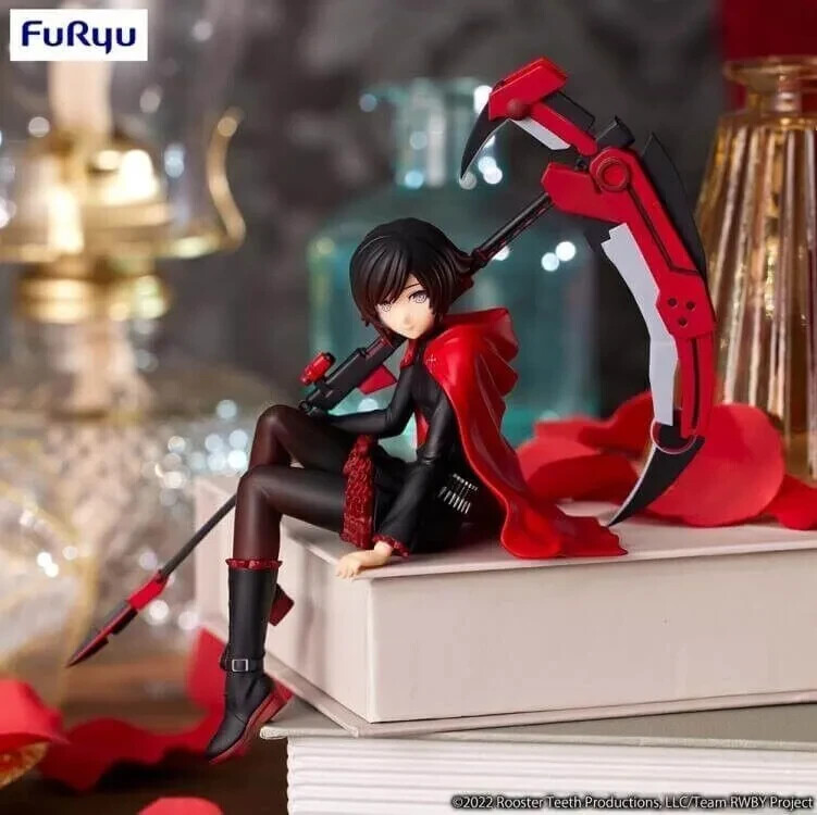 Ruby Cellエクソナインスノーインフュージョン8本 RWBY Ice Queendom Ruby Rose Noodle Stopper Figure FuRyu Japan