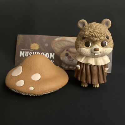 Mushroom Chipmunk Dandelion Version by Two Hands Studio x Vapour Park Sofubi Toy