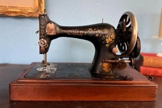 ancien meuble machine à coudre de table z-0693 Singer Singer retro junk japan - Photo 2/4