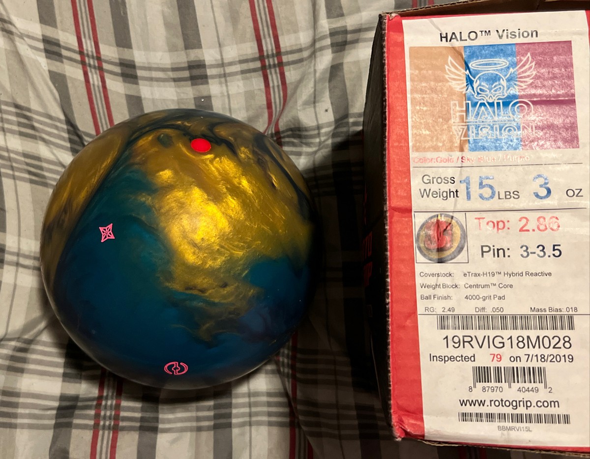 Roto Grip Halo Vision 15 lb Bowling Ball NEW! | eBay