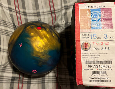 Roto Grip Halo Vision 15 lb Bowling Ball NEW! | eBay