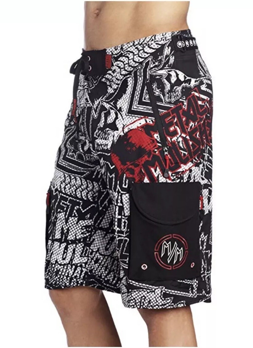 Metal Mulisha Men's D Lush IV Technical Drinking Shorts Metal Mulisha Men's D Lush IV Technical Drinking Shorts