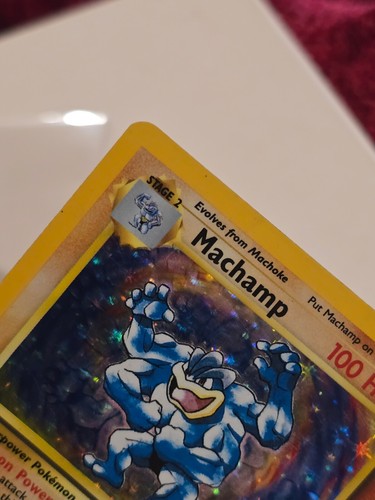 😻 Pokemon MACHAMP * 1st Edition * Base Set 8/102 * HOLO * LP + (L) - Picture 10 of 13