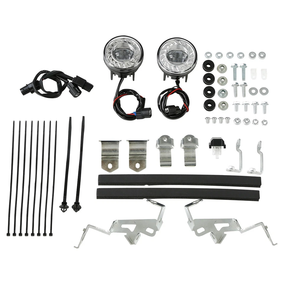 Luces antiniebla LED con kit de accesorios aptas para Honda Goldwing 1800 GL1800 2018-2025 EE. UU. Foto 2 de 4