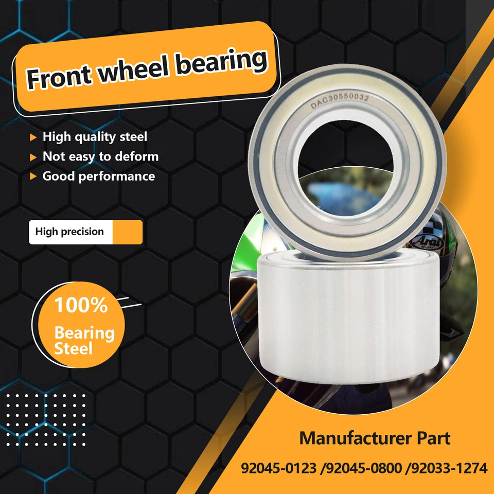 2x Front & 2x Rear Wheel Ball Bearings for Kawasaki Teryx 750 KRF750 2008-2013 - Image 4 of 4