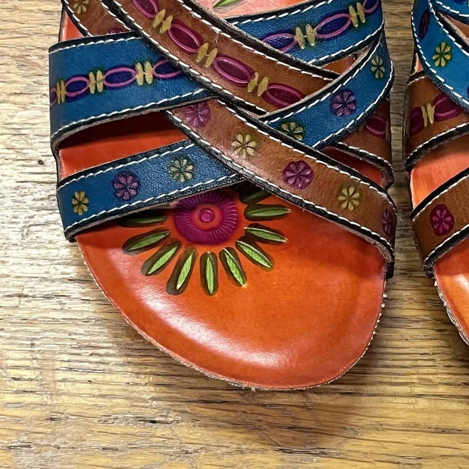 L’ Artiste Spring Step Faux Strapped Sandals Women Livingstone 38(Size 6) Style - Image 2 of 4