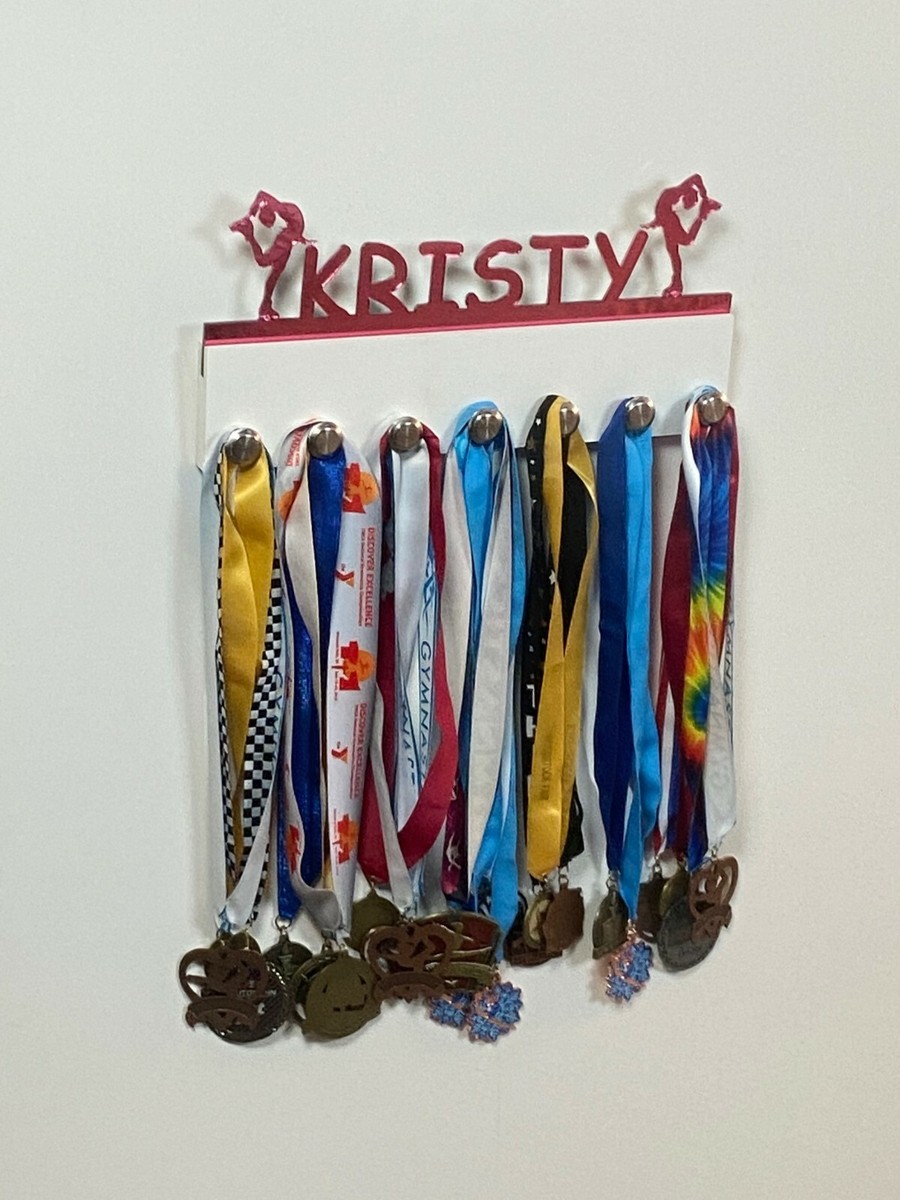 Porte-médailles D'escalade En Bois - Support Mural Pour 30+ Médailles Avec Crochets, Parfait Pour Afficher Vos Récompenses Sportives - 7