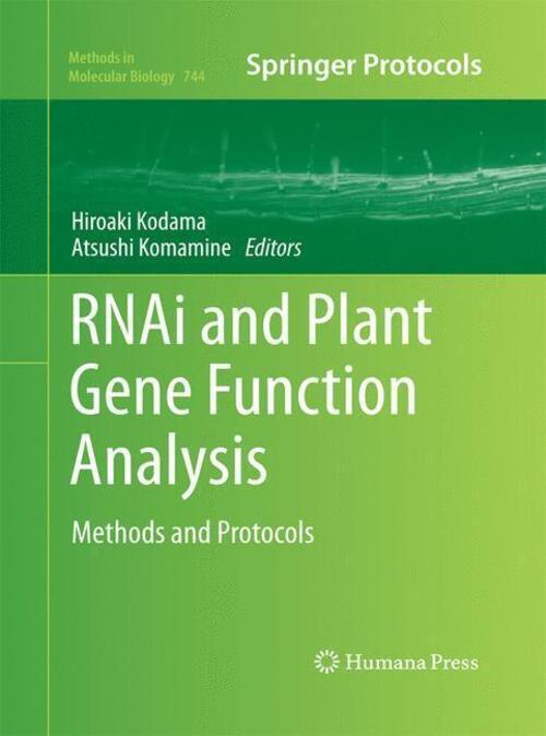 Thumbnail - Rnai And Plant Gene Function Analysis Methods And Protocols Komamine