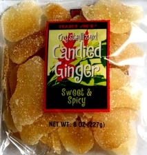 Trader Joe's Crystallized Candied Ginger 8 ounce (227 g)