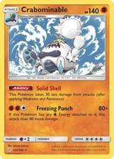 Crabominable 122/236 Rare SM - Cosmic Eclipse Pokemon TCG