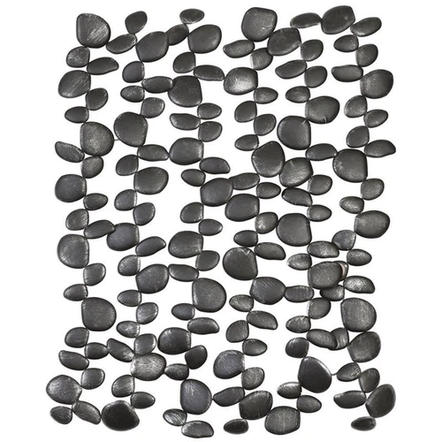 Uttermost Skipping Contemporary Iron Wall Art in Charcoal Black and Silver - Picture 1 of 5