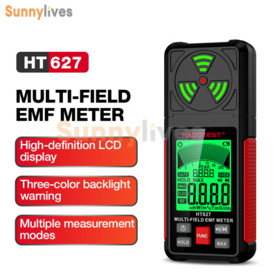 EMF Meter Electromagnetic Field Radiation Detecto Radio Frequency Meter