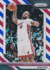 2018 Panini Prizm Basketball Prizms Red White Blue James Johnson #186 PSA 10
