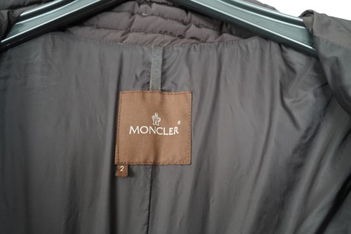 Vintage Moncler Down Jacket Long Puffer Coat Women's Size 2 EURO /M-L Us Quilted - Picture 9 of 11