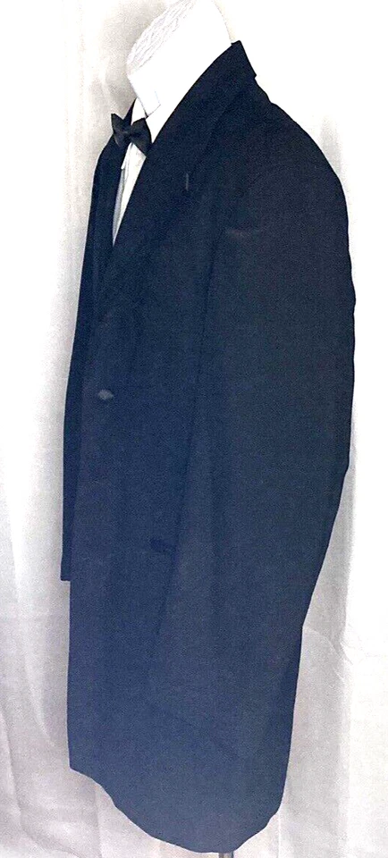 Usado, OSCAR DE LA RENTA AÑOS 40, chaqueta esmoquin negra, en muy buena condición Foto 3 de 4