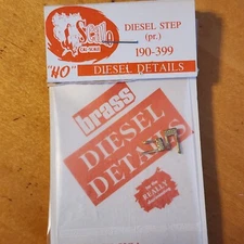 Diesel Locomotive Step - Brass Casting   -  2 Pieces HO Scale  Cal Scale 190-399