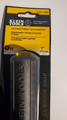 Klein Tools Insulated Phillips #3 X 7'' Electricians Screwdriver