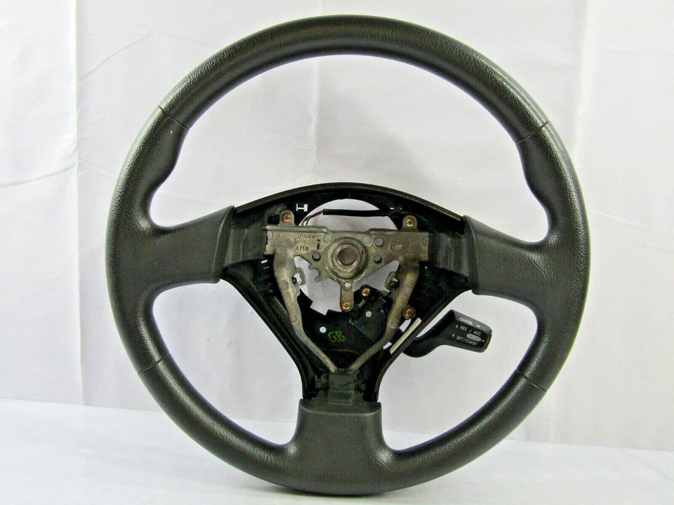 Volante y control de crucero Subaru Legacy Outback 2005-2007 goma negra Foto 2 de 4