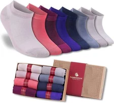 Women’s Bamboo Ankle Socks – Soft & Breathable (8 Pack)-629